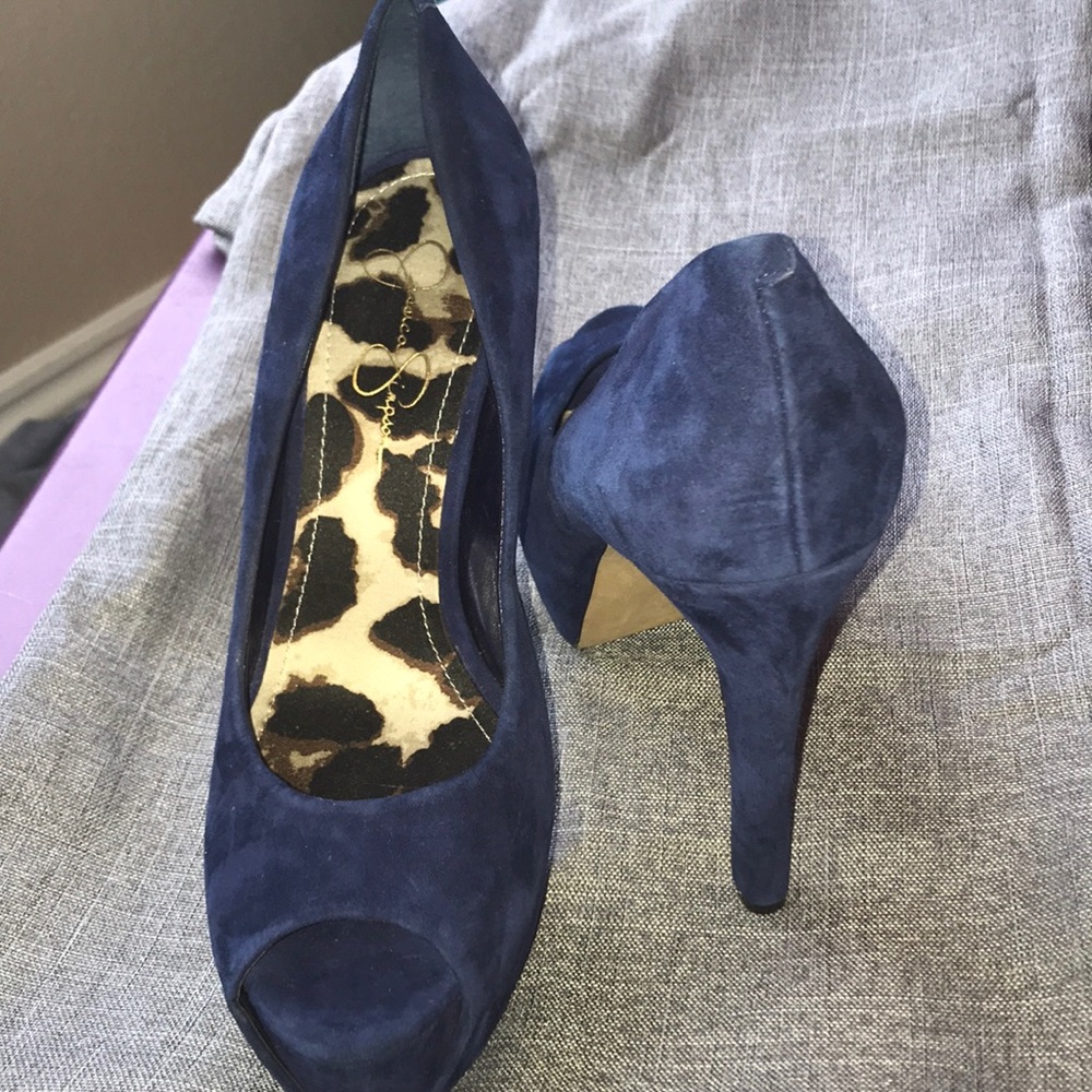 Blue heels